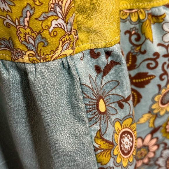 Patchwork Floral Maxi Skirt - Multicolor - Picture 4 of 13